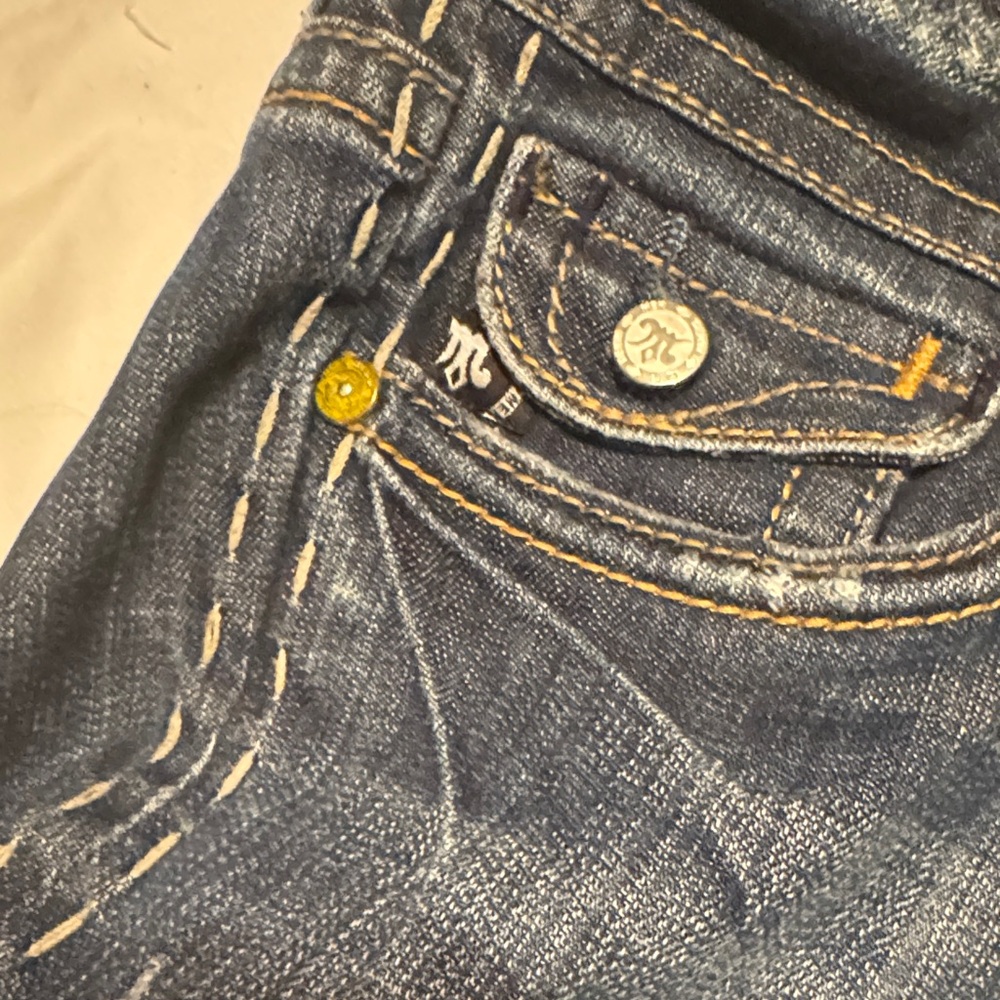 Buckle MEK Embellished Denim Jeans 29 x 36 - Picture 4 of 8
